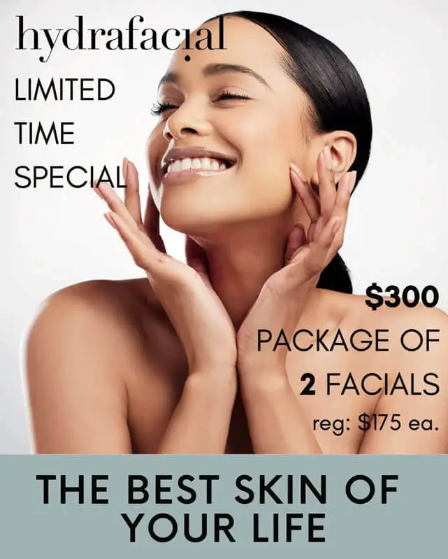 $300 package of 2 facials - limited time offer