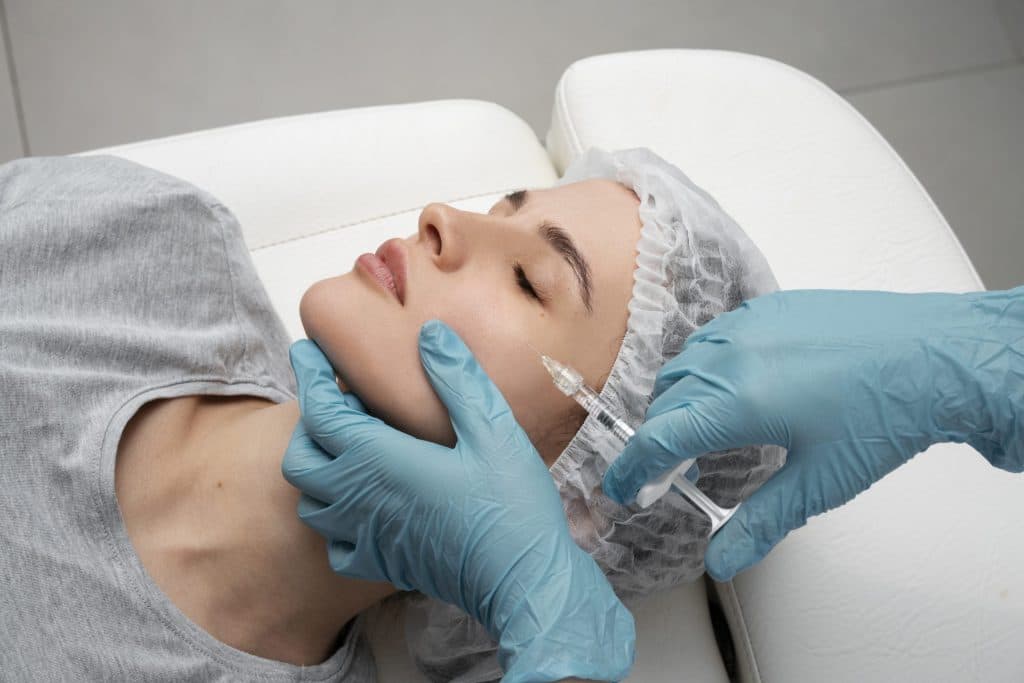 Sculptra facial injection treatment
